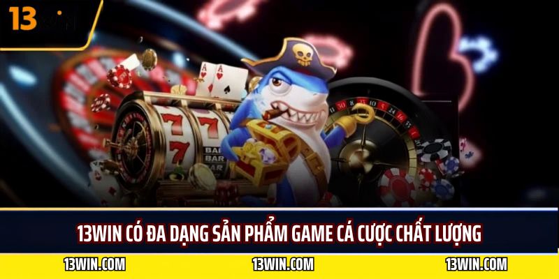 13WIN có đa dạng sản phẩm game cá cược chất lượng